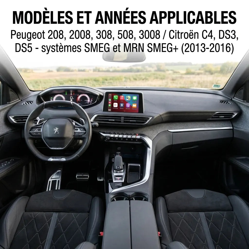 CarPlay Peugeot/Citroën SMEG 2013-2016