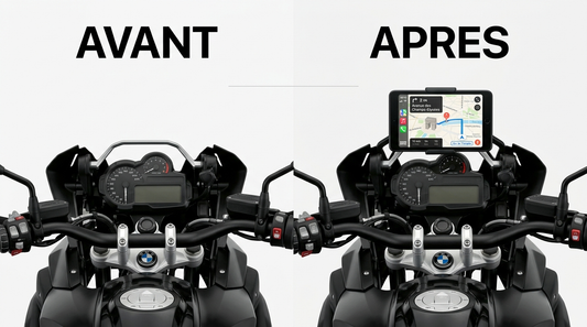 ecran-carplay-moto-avant-apres-installation-guidon