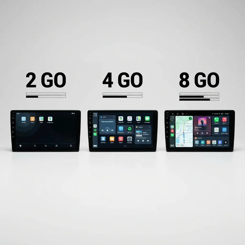 CarPlay 2 Go vs 4 Go vs 8 Go de RAM : quelle configuration choisir ?