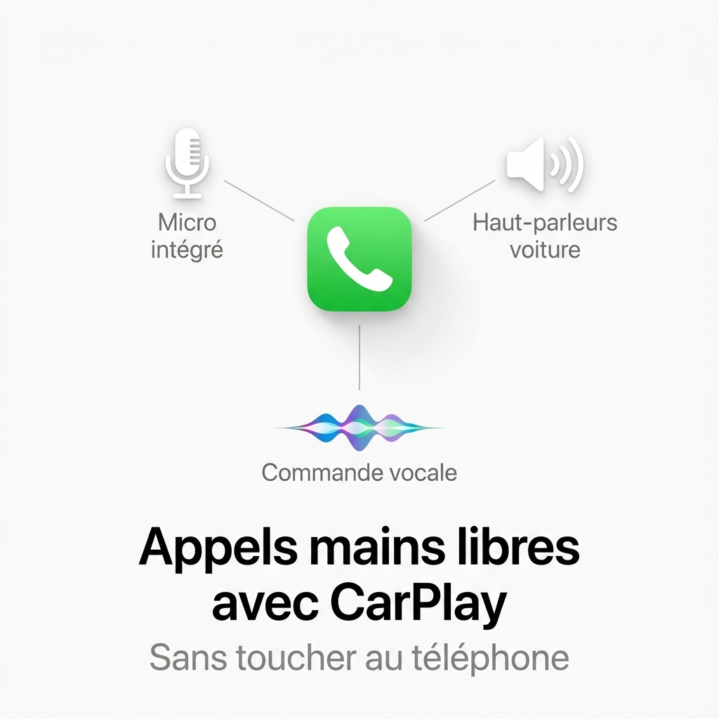 carplay-appels-mains-libres-microphone-haut-parleurs-siri-commande-vocale