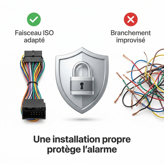 ecran-carplay-alarme-voiture-installation-faisceau-iso-branchement