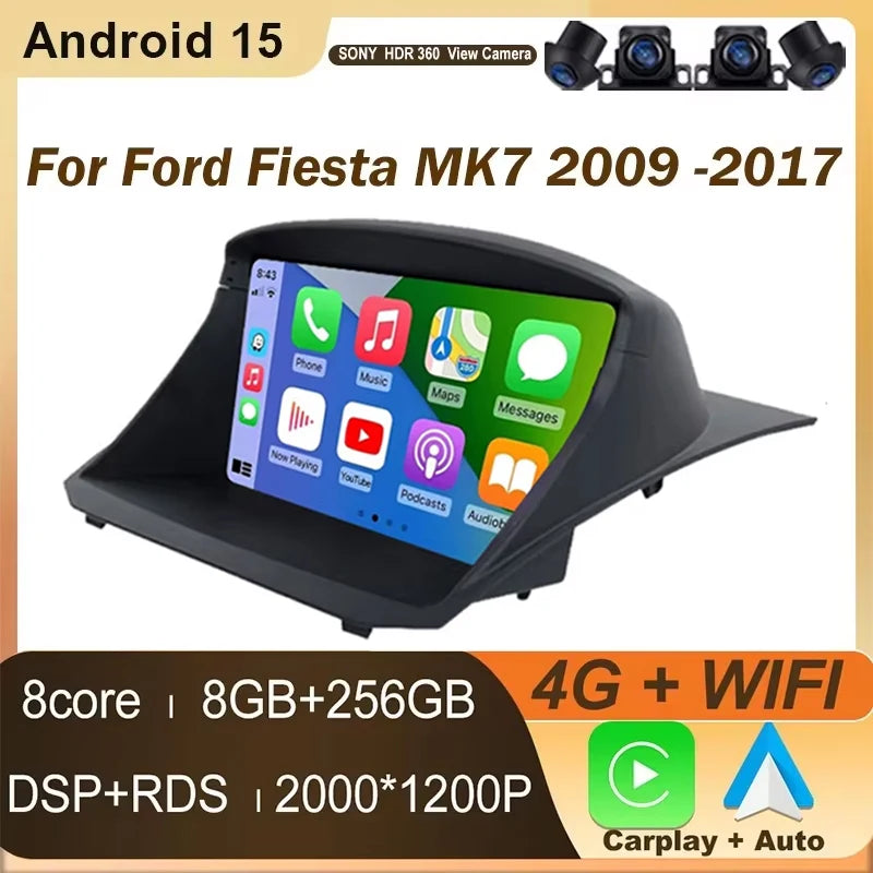 CarPlay Ford Fiesta MK6/MK7 2009-2017