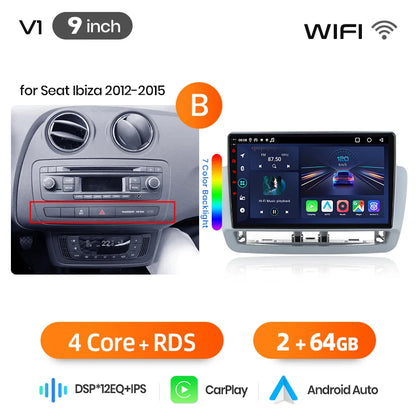 CarPlay Seat Ibiza 6J 2008-2013