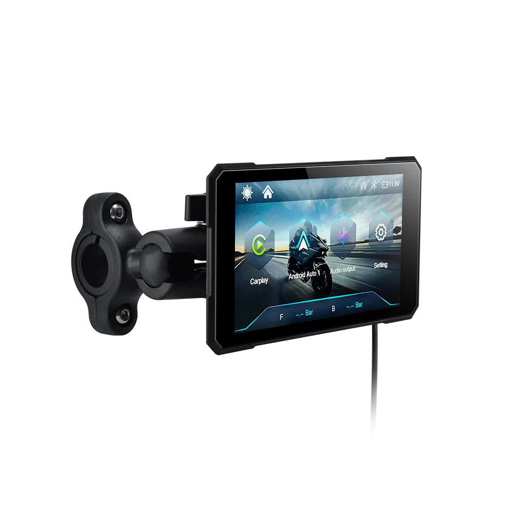 Ecran CarPlay Moto Sans Fil 5 pouces - Portable IPX7 M15