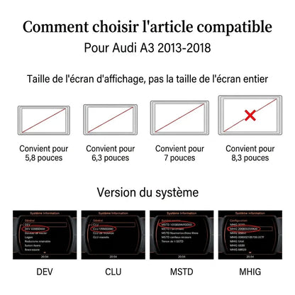 CarPlay Audi A3/Q2 2013-2018