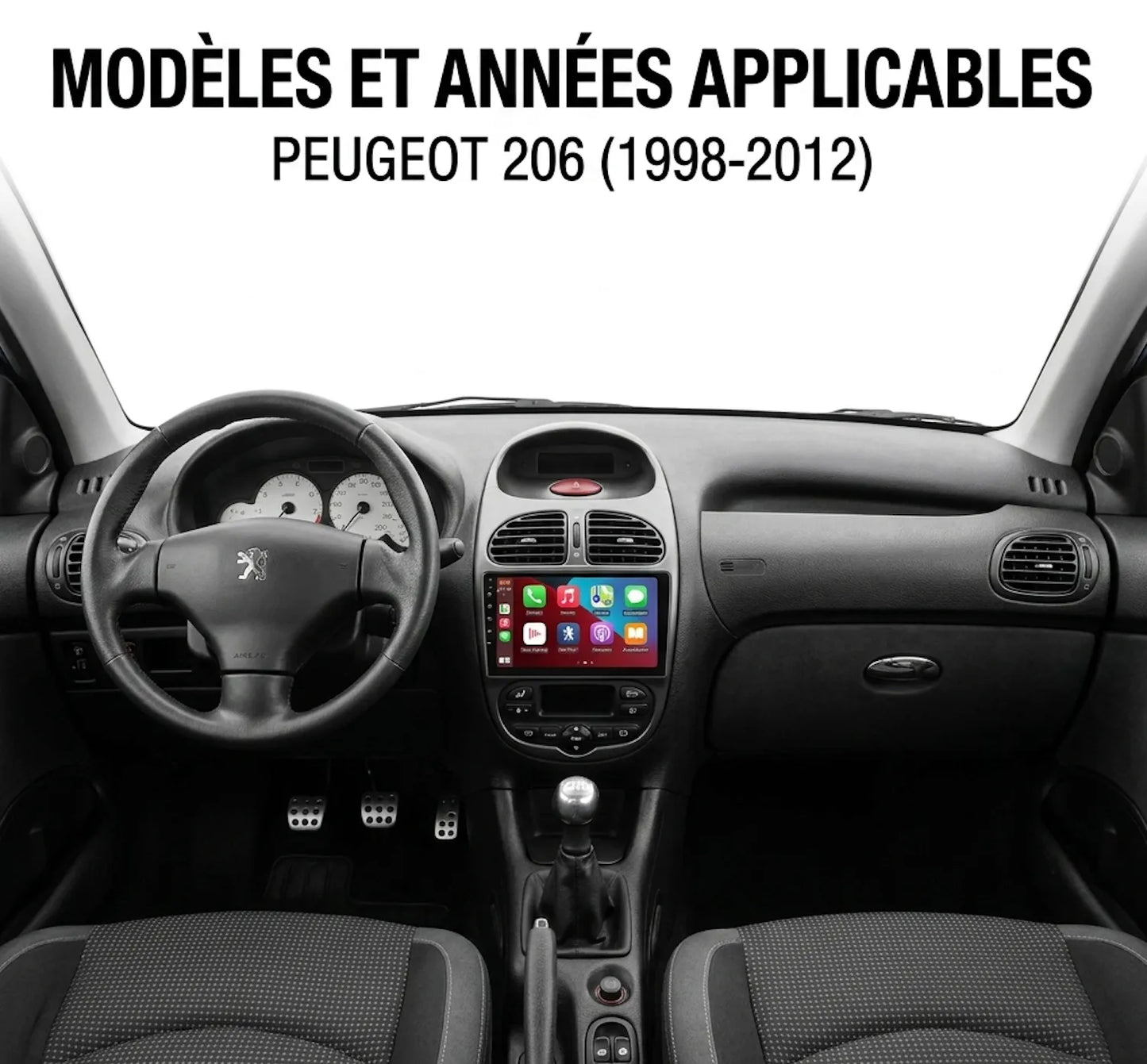 CarPlay Peugeot 206 2000-2008