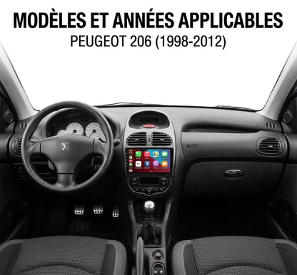 CarPlay Peugeot 206 2000-2008