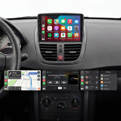 CarPlay Peugeot 207 2006-2015