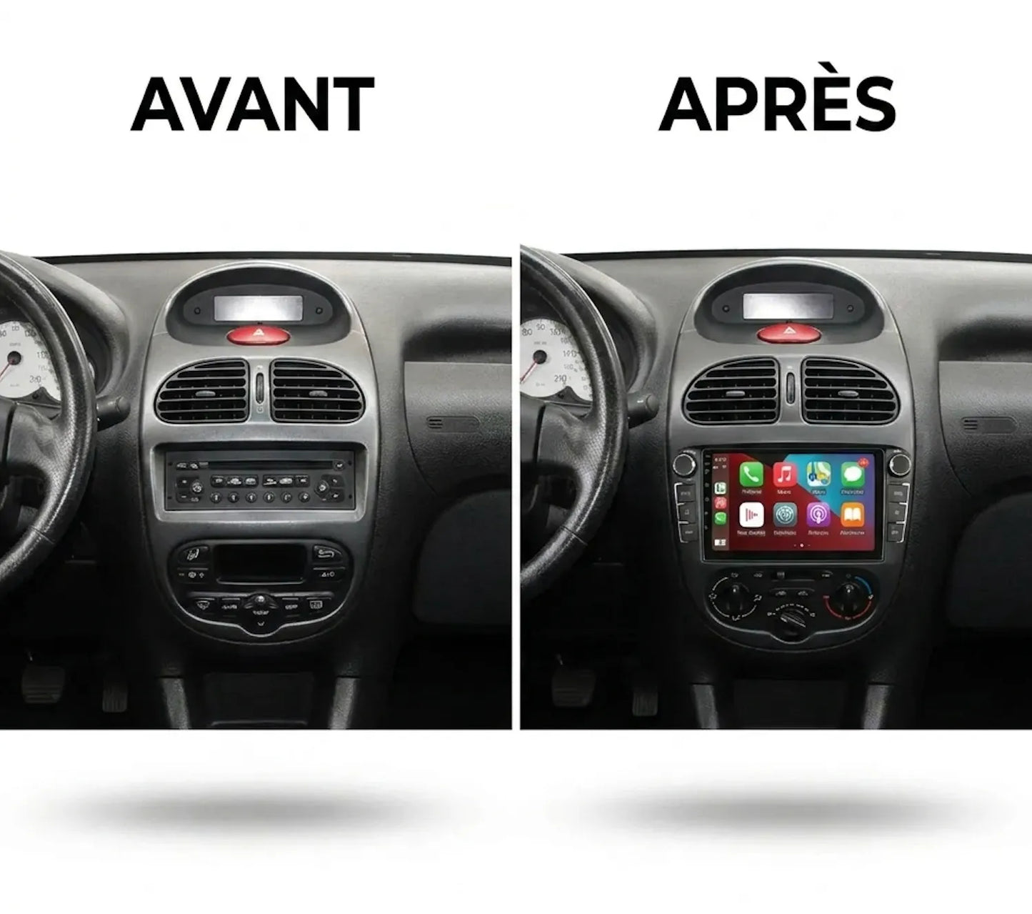 CarPlay Peugeot 206 2000-2008