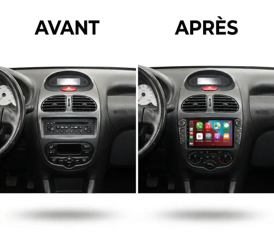 CarPlay Peugeot 206 2000-2008