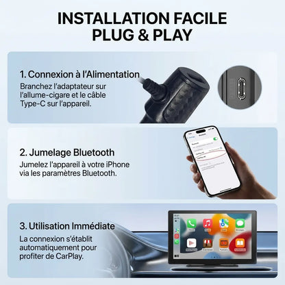 CarPlay Écran Portable Universel