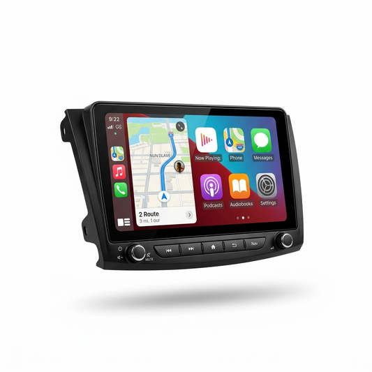 Écran CarPlay Android Mazda 3 2009-2013 fond blanc
