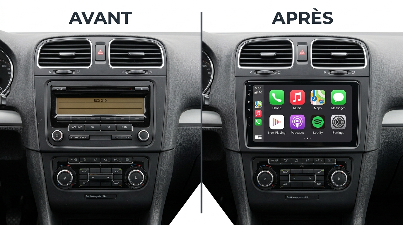 carplay-volkswagen-golf-5-golf-6-touran-passat-avant-apres
