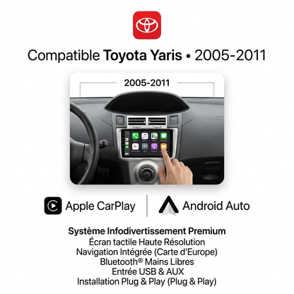Compatibilité CarPlay Toyota Yaris 2005-2011