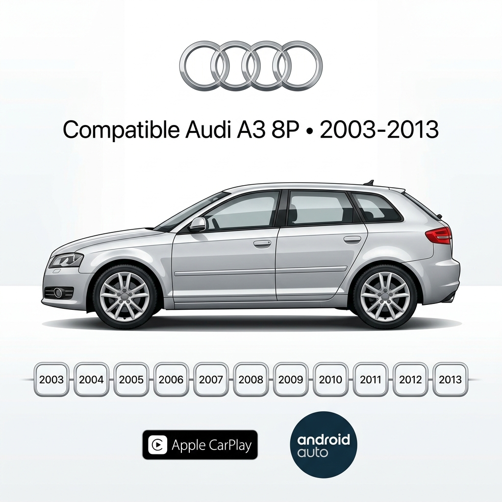 carplay-audi-a3-8p-2003-2013-compatibilite