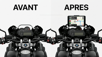 ecran-carplay-moto-avant-apres-installation-guidon
