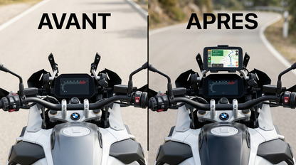 ecran-carplay-moto-bmw-motorrad-avant-apres-r1250gs-installation